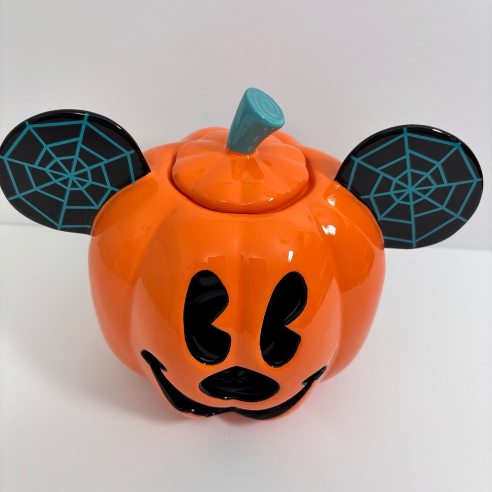 Disney Halloween Mickey Mouse Pumpkin Jack o’ lantern Votive Candle Holder - Picture 2 of 13